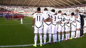 Gary Speed Tribute - Swans v Aston Villa