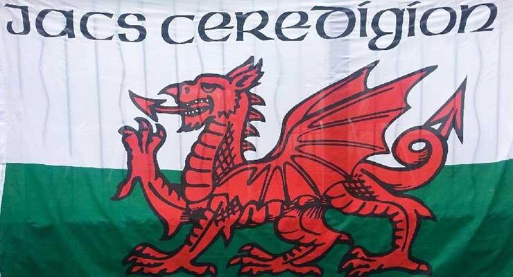 Ceredigion Jacks Flag