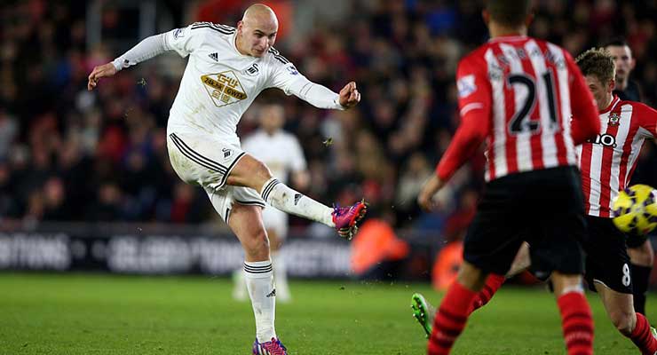 Shelvey scores against the Saints