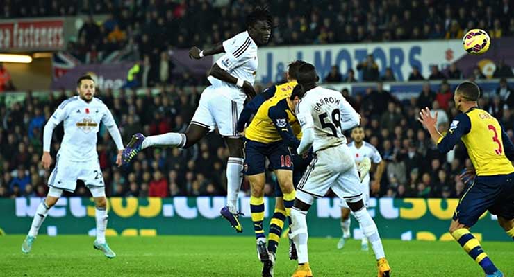 Bafetimbi Gomis - Swansea v Arsenal