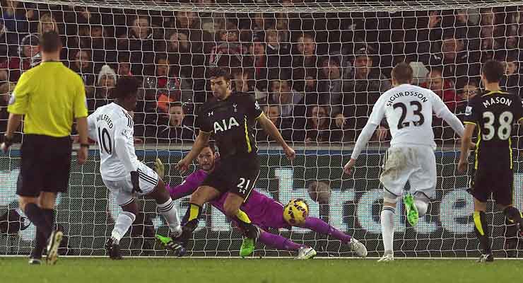 Swansea City 1 Spurs 2 - December 2014