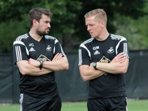 Pep Clotet and Garry Monk