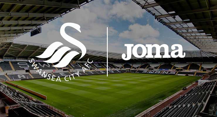 Swansea City announces Joma kit deal