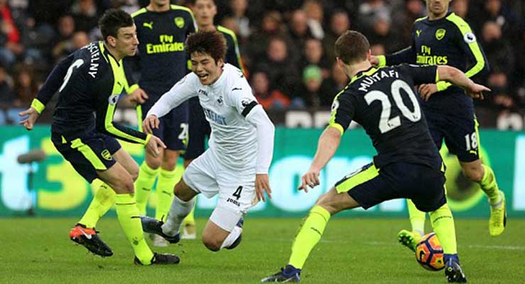 Ki against Arsenal - January 2017
