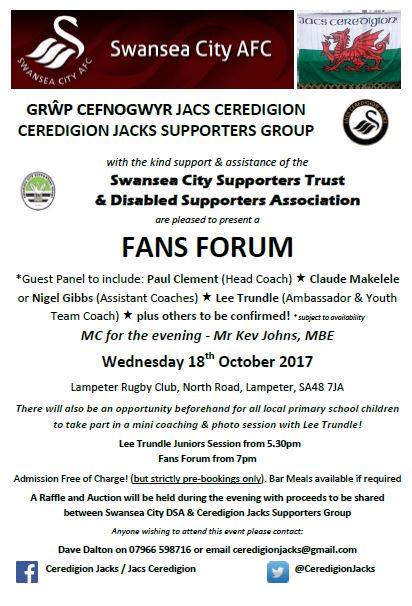 Ceredigion Fans Forum 2018