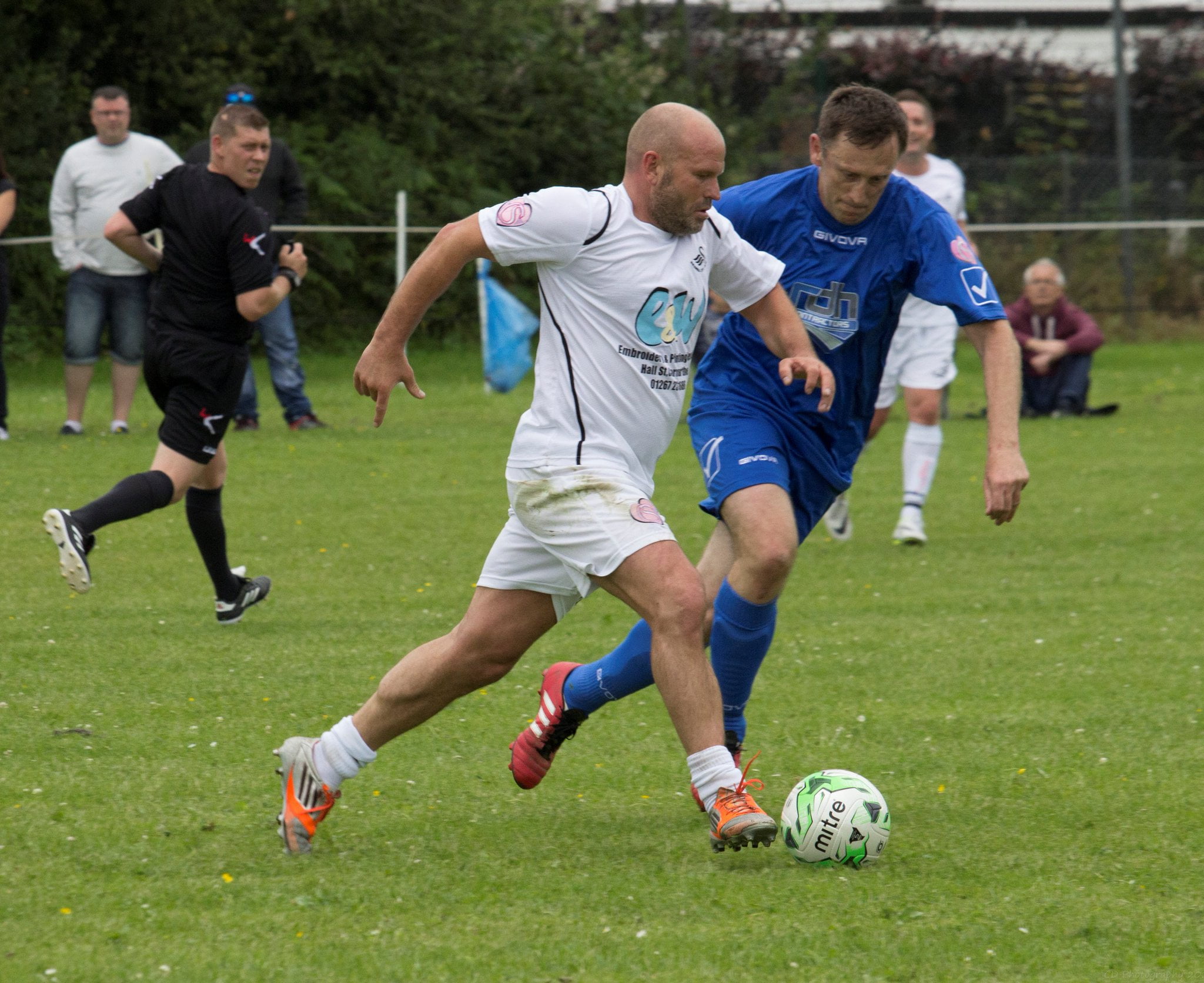 Andy Robinson playing at a Charity Match