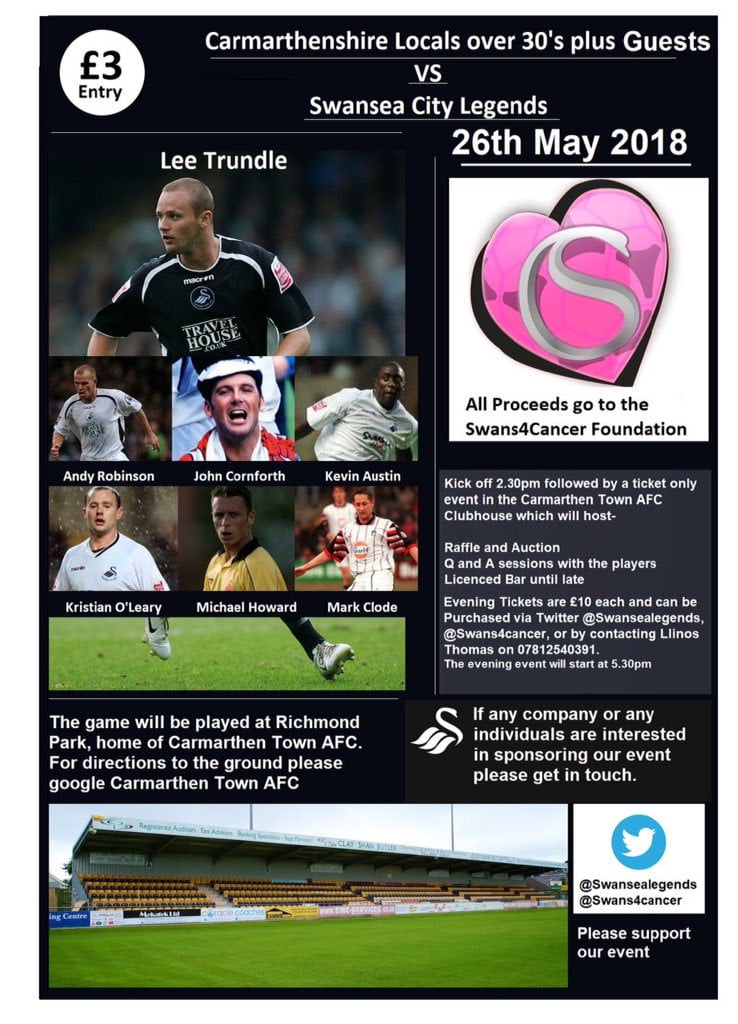 Carmarthenshire Select v Swansea City Legends 2018