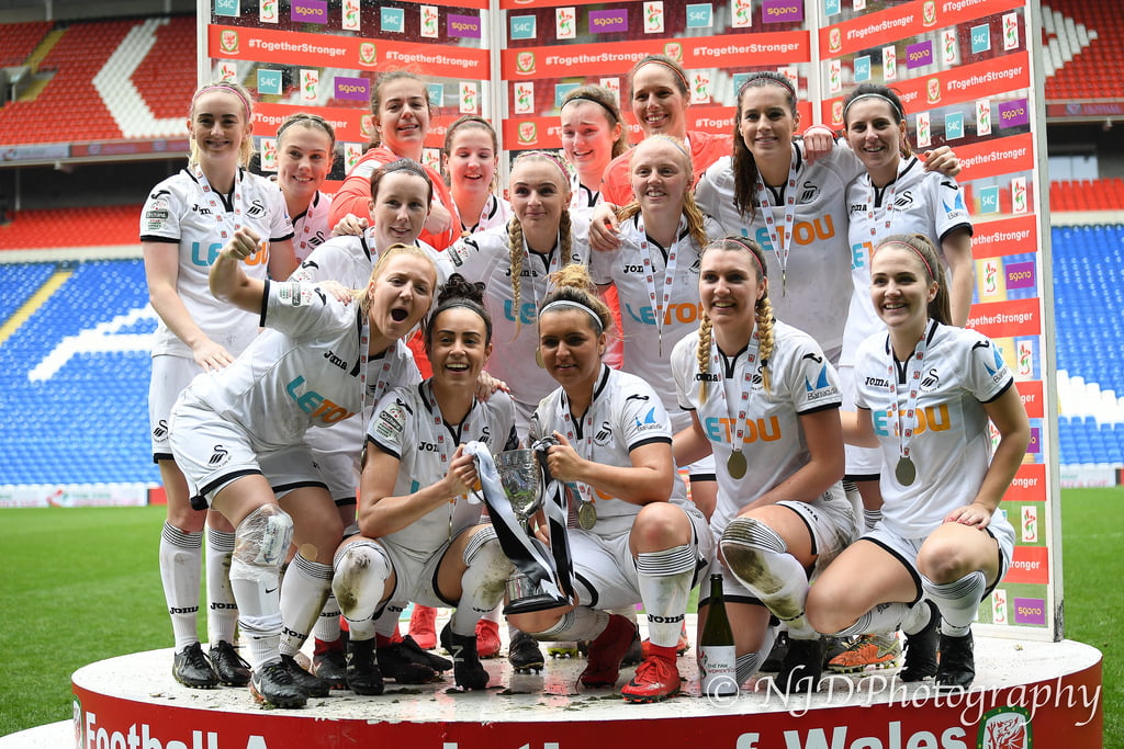 Swansea City Ladies Cup Winners