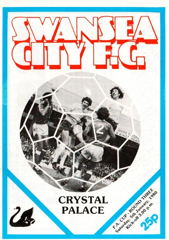 Swans v Crystal Palace Programme 1980