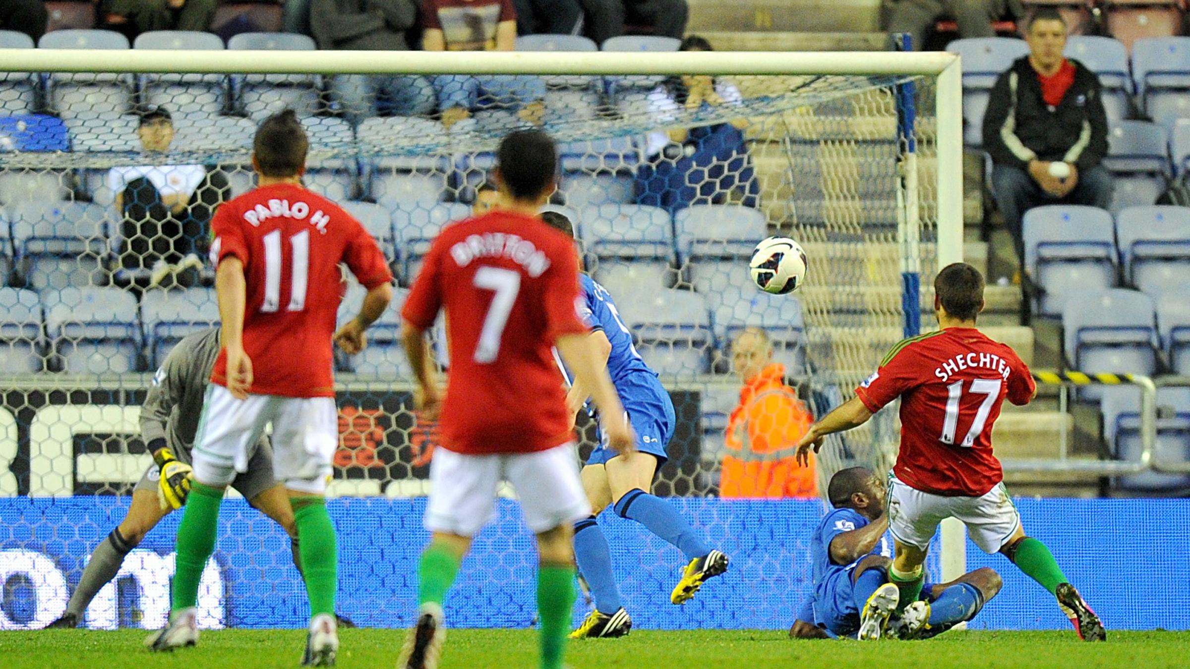 Itay Shechter goal Wigan