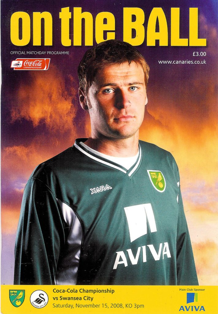 Norwich City v Swansea City November 2008