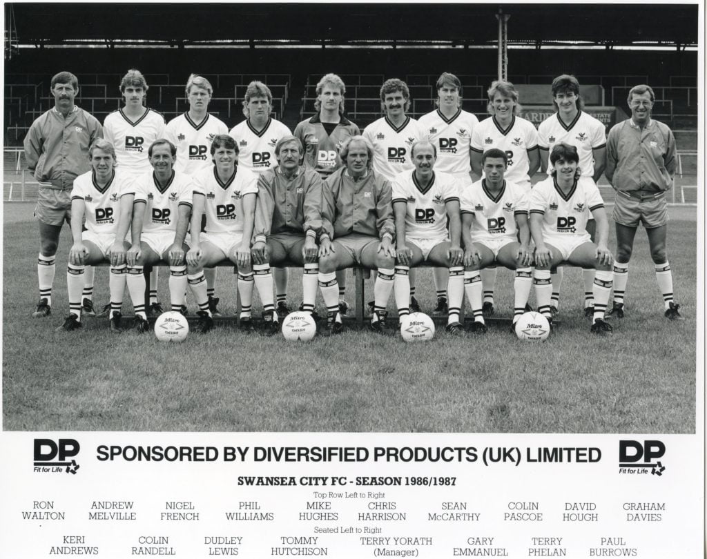 Swansea City Team Photograph 1986-1987 Season