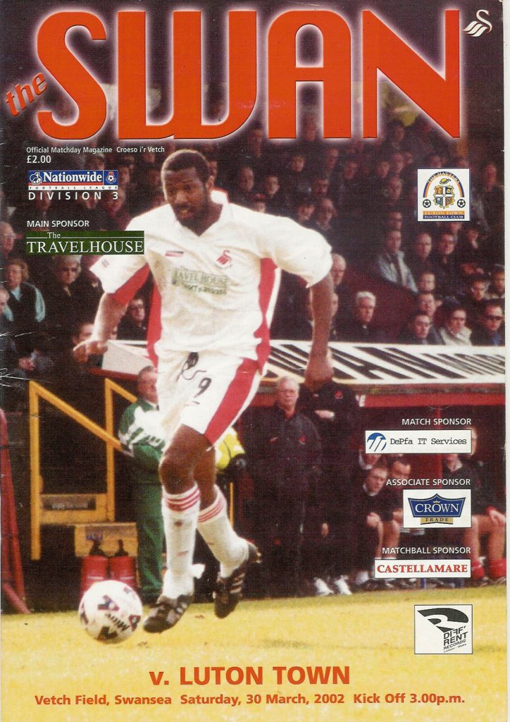 Swansea City v Luton Town - 30 March Programme
