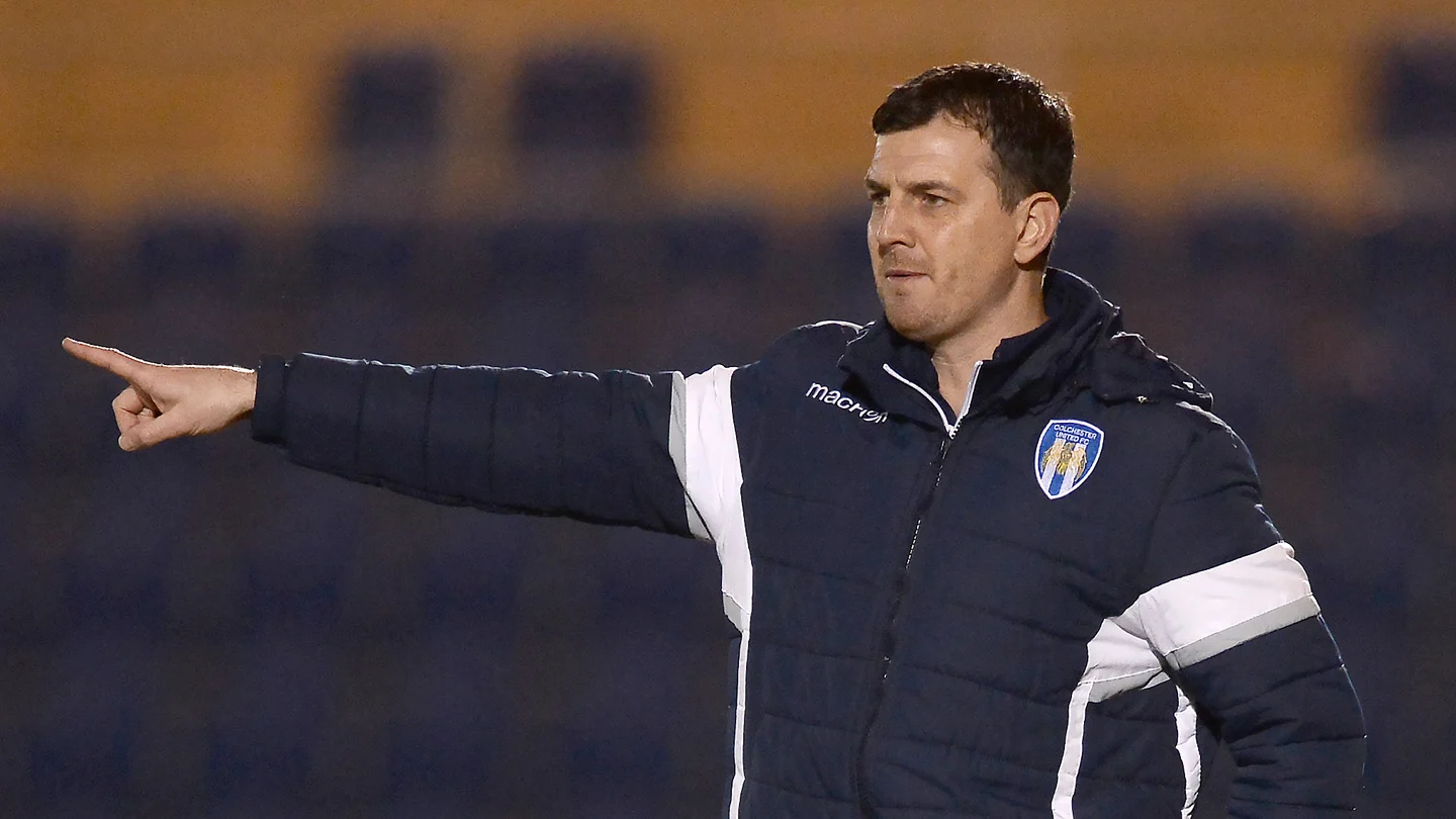 Chris Llewellyn during his time at Colchester United