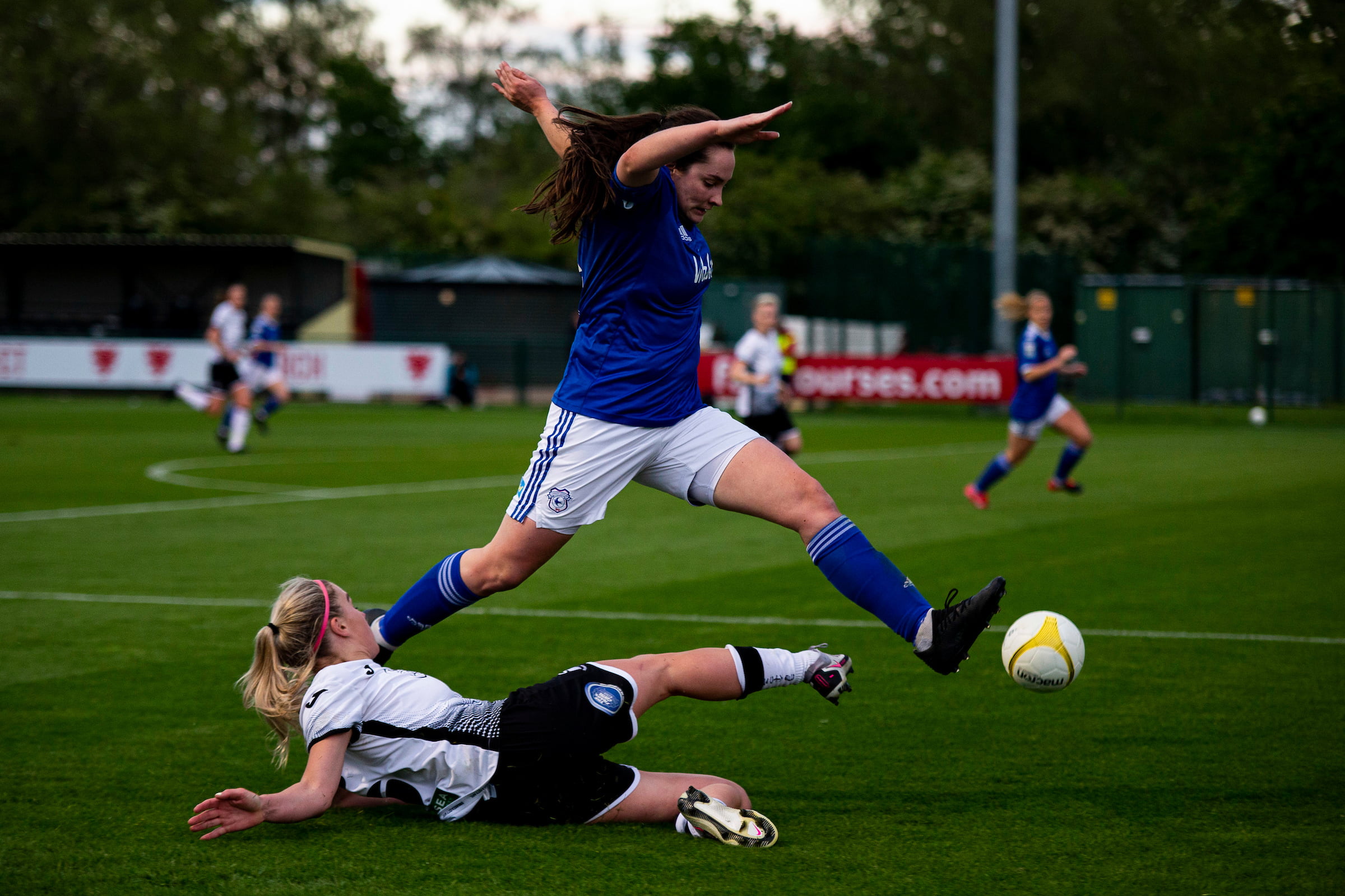 WPWL Cup Final, Swansea City v Cardiff City, Newport, Wales.