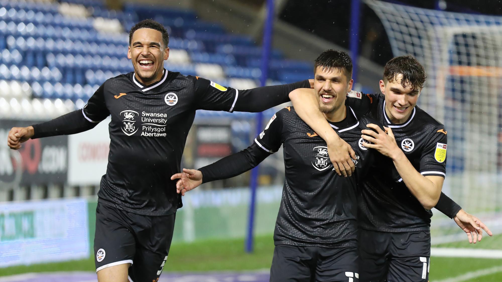 Joel Piroe scores at Peterborough