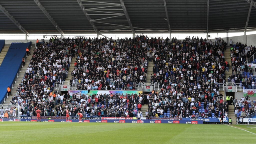 Swansea fans at Reading