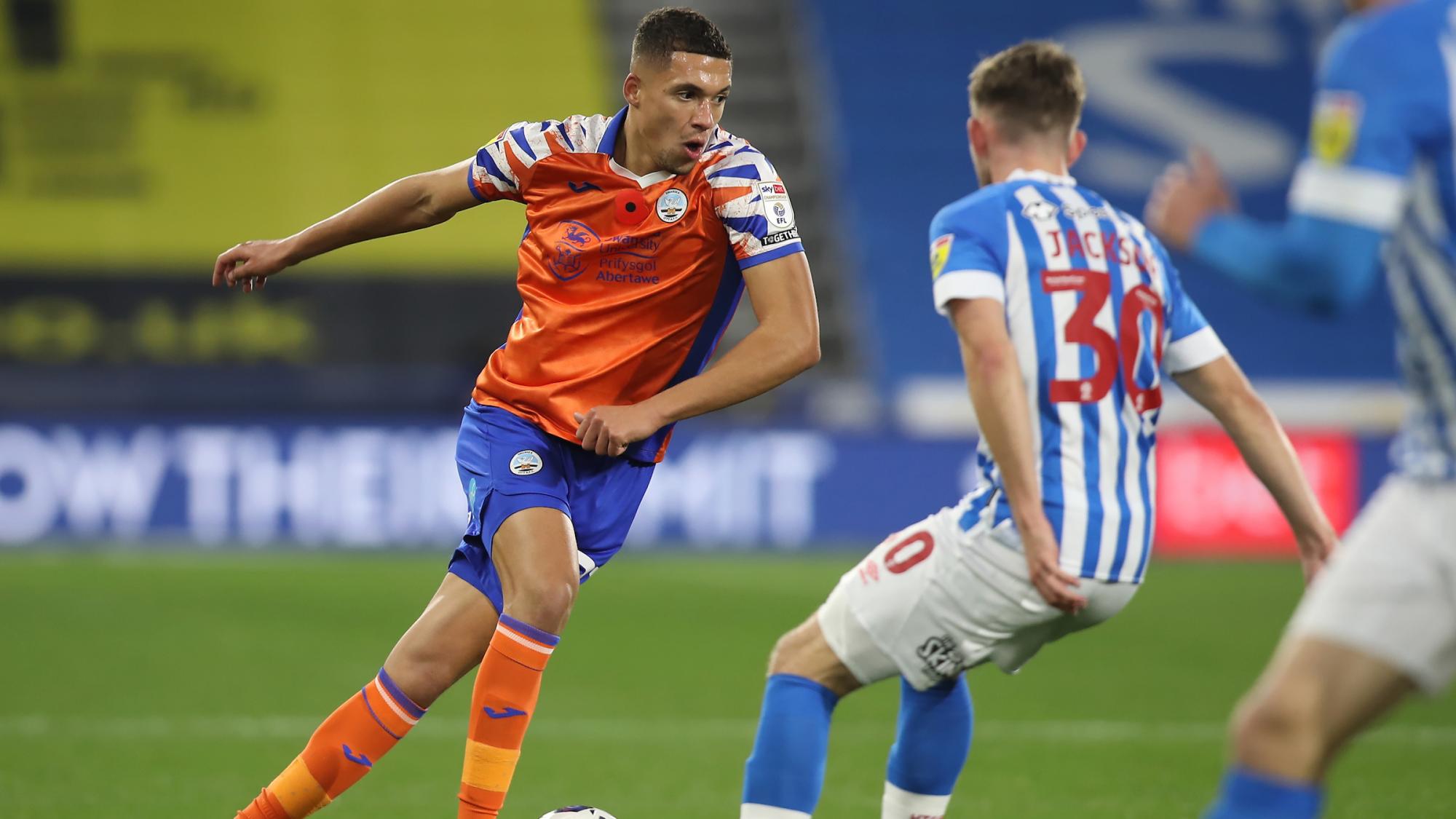 Nathan Wood in action at Huddersfield
