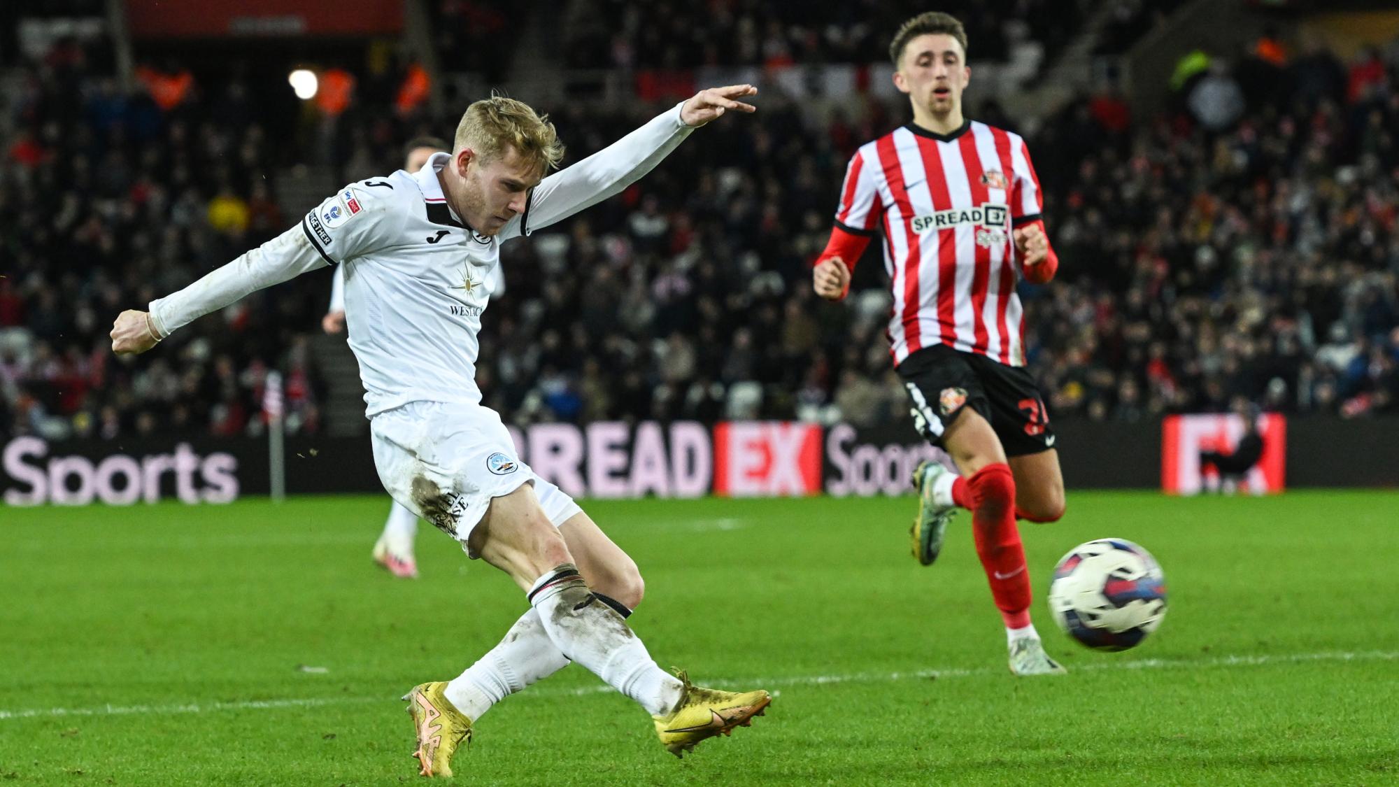 Ollie Cooper scores at Sunderland