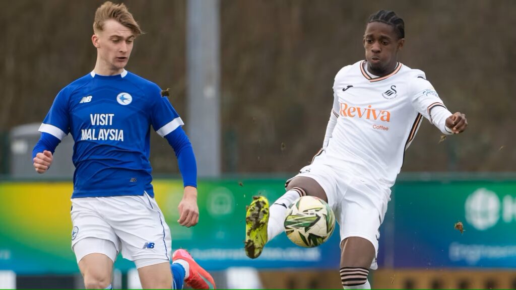 Maliq Cadogan against Cardiff City