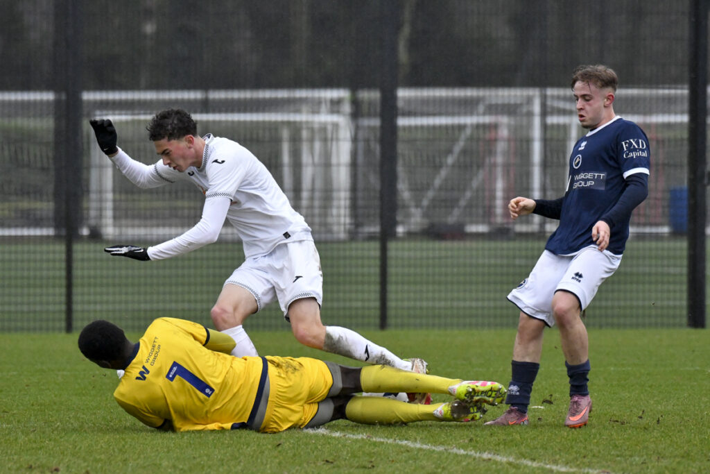 Swansea City v Millwall - Under 18 Professional Development League - JOMA High Performance Centre, Landore, Swansea, Wales, UK.